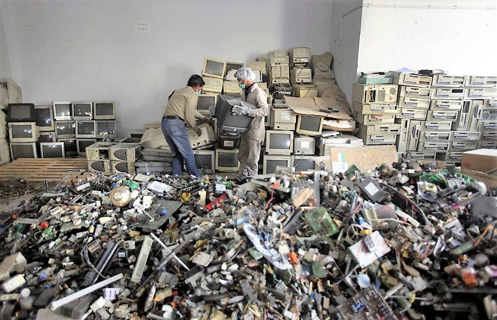 Present Scenario of E-waste Recycling in India