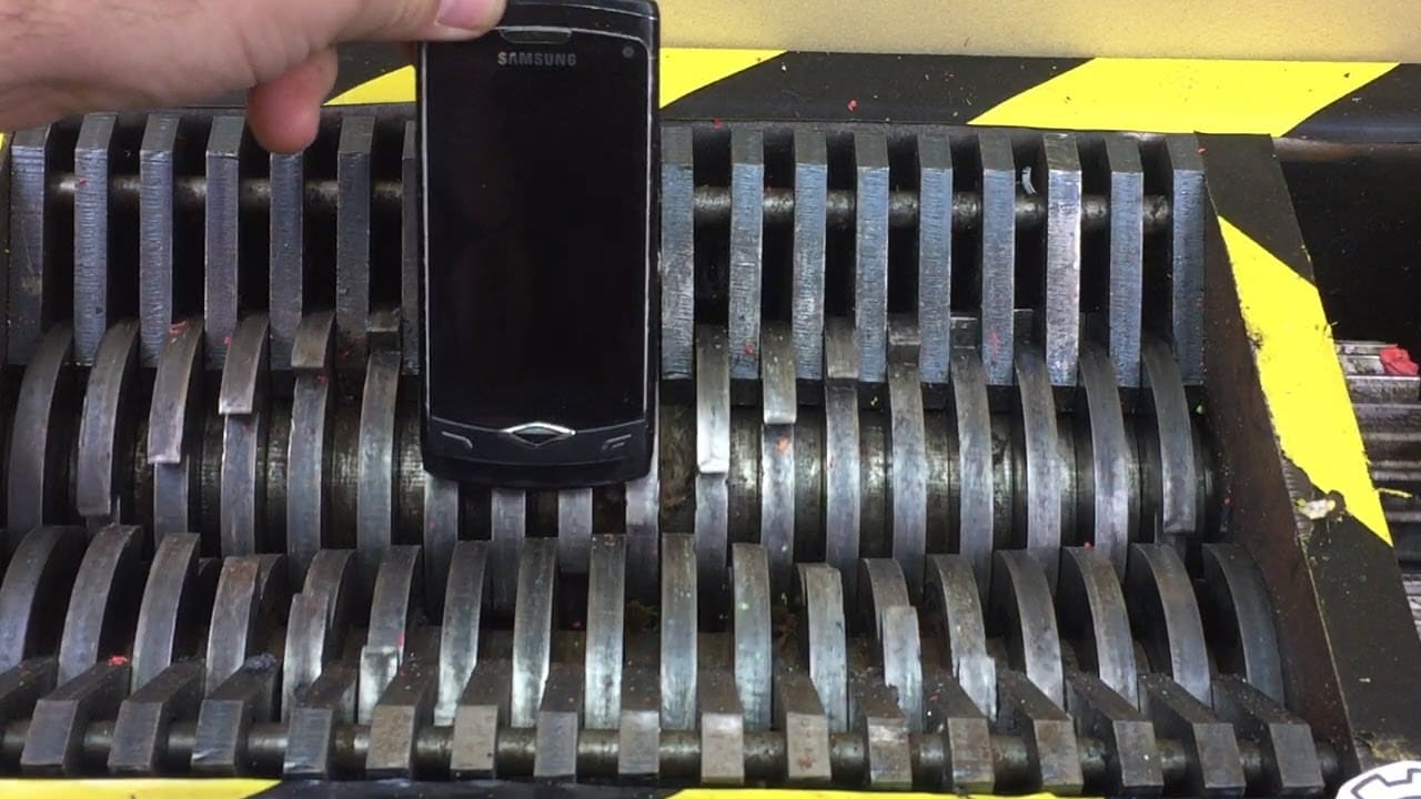 Mobile Phone Shredder