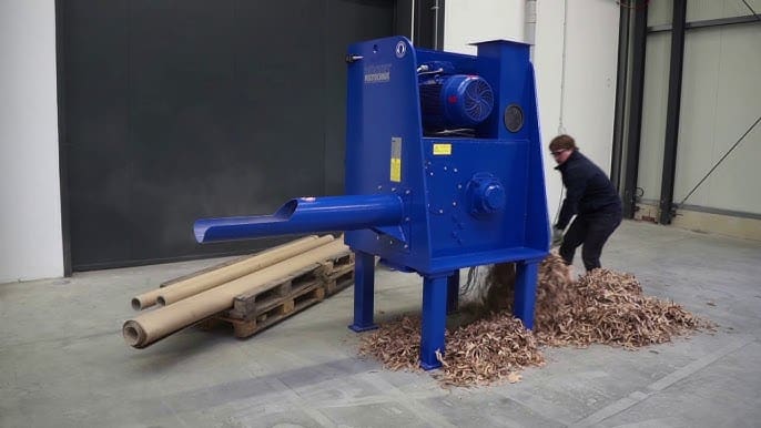 Paper Core Shredder For Recycling